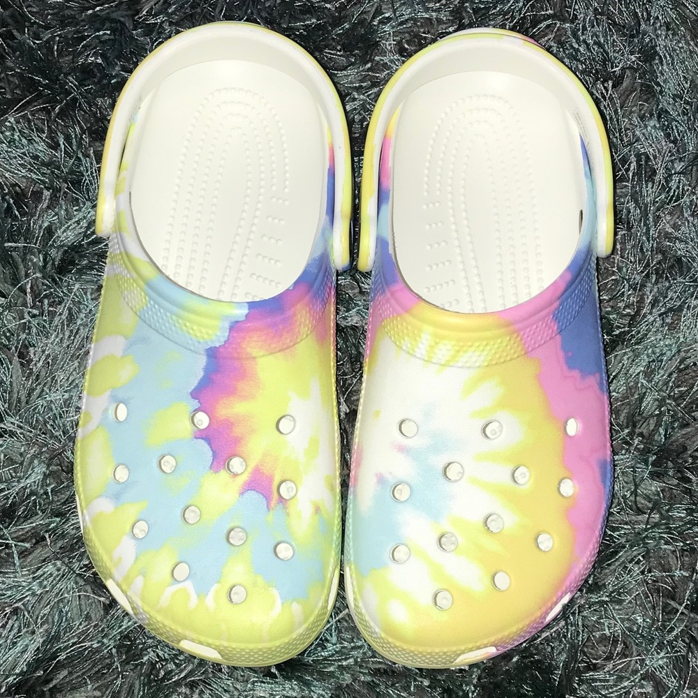 Crocs Classic Tye Dye Graphic Clog